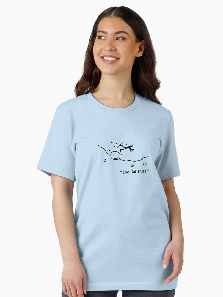 Thumbnail 2 of 7, Essential T-Shirt, I've Got This Ski Crash Cartoon designed and sold by PhillConnell.