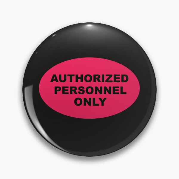 Item preview, AUTHORIZED PERSONNEL ONLY Industrial style sign designed and sold by lobodelnoir.