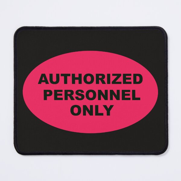 Item preview, AUTHORIZED PERSONNEL ONLY Industrial style sign designed and sold by lobodelnoir.