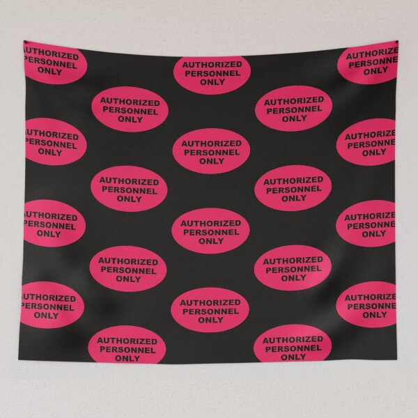 Item preview, AUTHORIZED PERSONNEL ONLY Industrial style sign designed and sold by lobodelnoir.