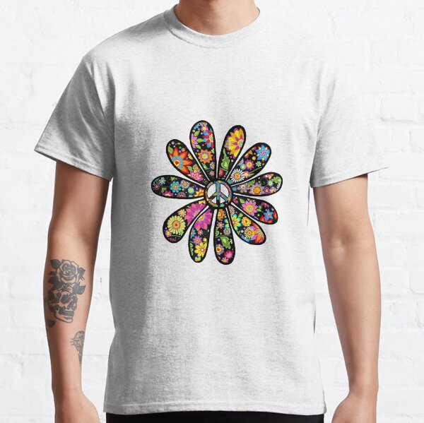 Flower Power and Peace Classic T-Shirt