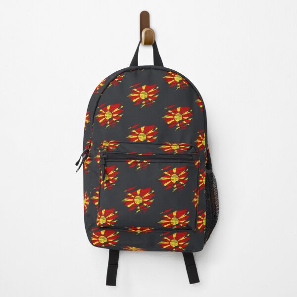 Item preview, Ripped Rip Open Macedonia Flag Palm designed and sold by rafaeltto.