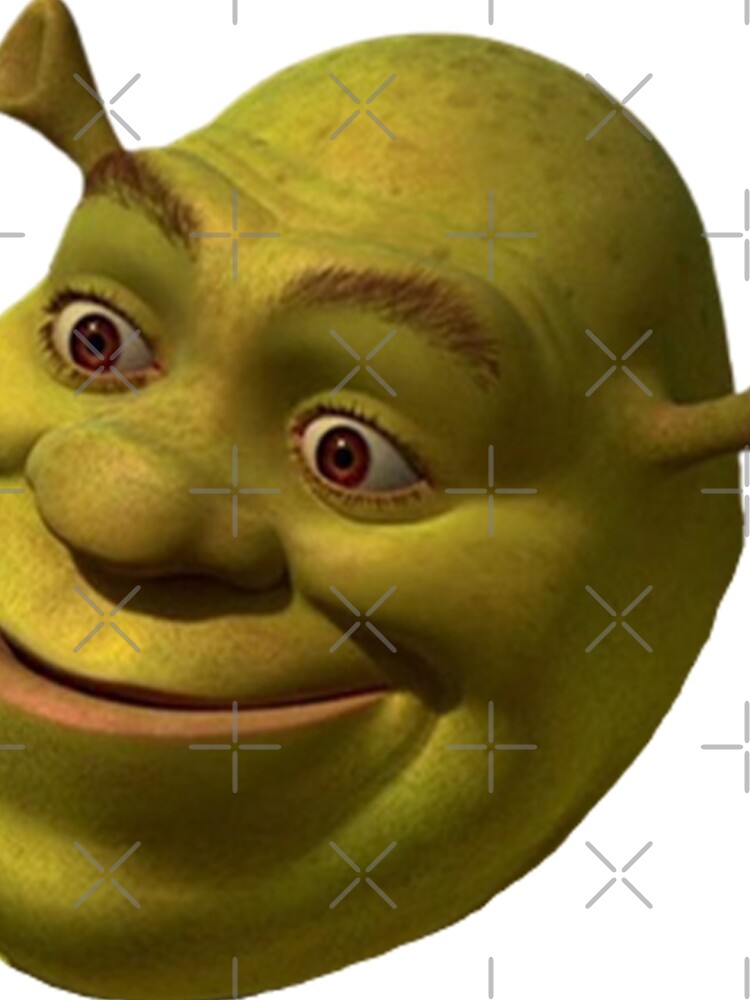 Shrek Funny 'WTF' Face Meme | Greeting Card