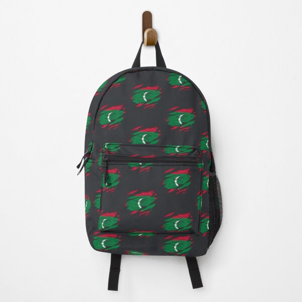 Item preview, Ripped Rip Open Maldives Flag Palm designed and sold by rafaeltto.