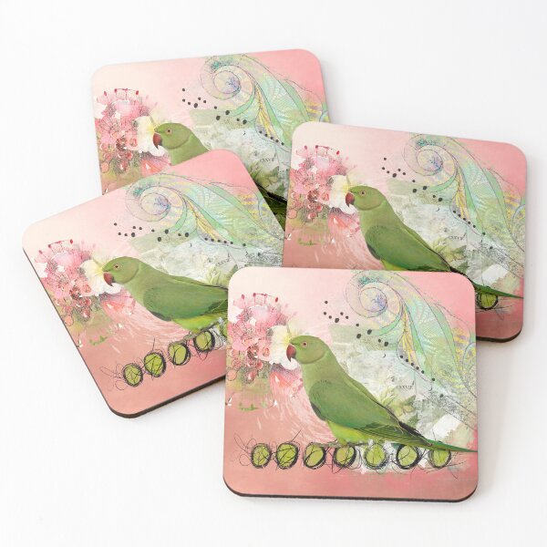 Item preview, Indian Ringneck Parrot 02 designed and sold by Elisabeth Lucas.