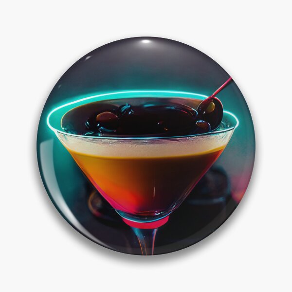 Item preview, Neon Aesthetic - Espresso Martini | Cocktail | Artwork | Illustration designed and sold by Designsssssssssssssssss.