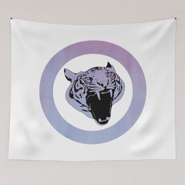 Item preview, Powerful Tiger Line Drawing designed and sold by MoonLitFox.