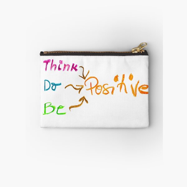 Artikelvorschau, Denken Sie positiv, bunte Handschrift auf Papier, positives denkendes Begriffsbild entworfen und verkauft von Stanciuc.