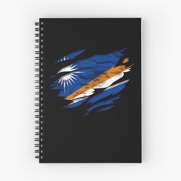 Item preview, Ripped Rip Open Marshall Islands Flag Palm designed and sold by rafaeltto.