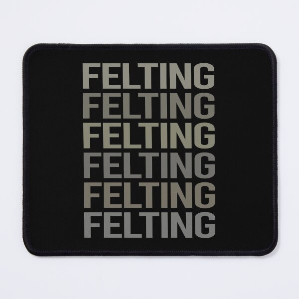 Item preview, Gray Text Art Felting Felt Felter designed and sold by StoreCalamity.