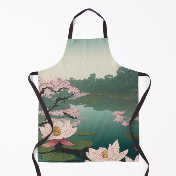Item preview, Japanese lotus scenere and style drawing designed and sold by mrlongfield.