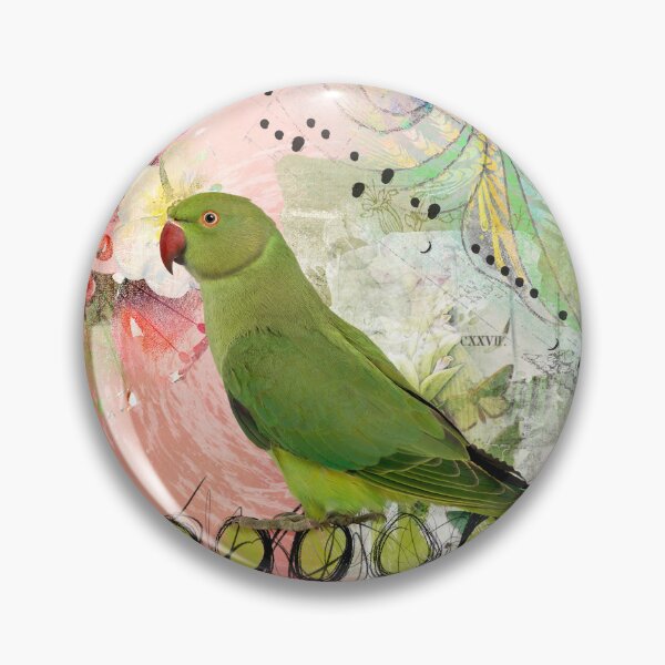 Item preview, Indian Ringneck Parrot 02 designed and sold by Elisabeth Lucas.