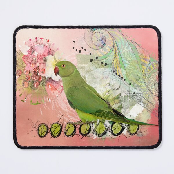 Item preview, Indian Ringneck Parrot 02 designed and sold by Elisabeth Lucas.