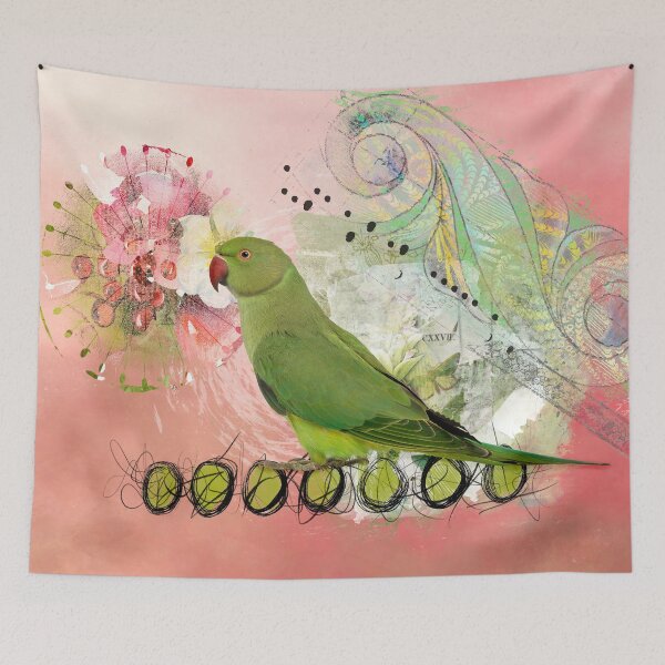 Item preview, Indian Ringneck Parrot 02 designed and sold by Elisabeth Lucas.