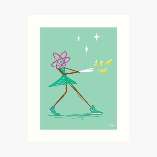 Bambina Bam Art Print