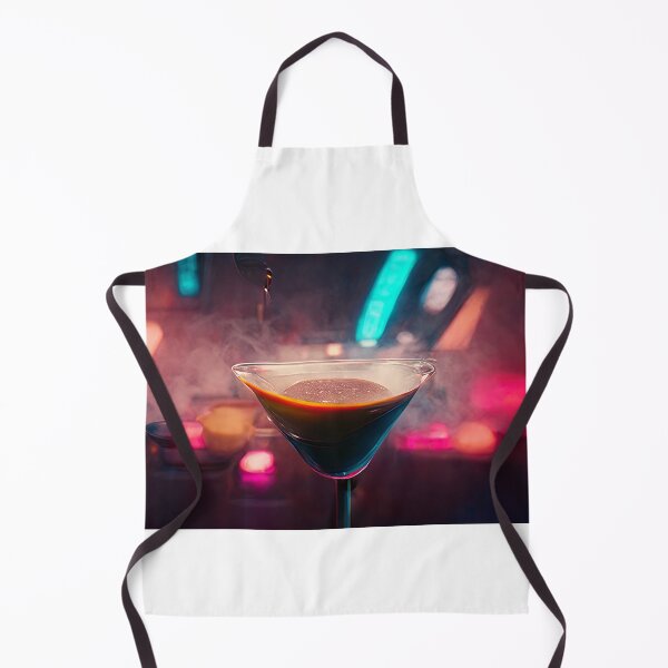 Aperçu de l'œuvre Esthétique Néon - Espresso Martini | cocktail | Oeuvre | Illustration créée et vendue par Designsssssssssssssssss.