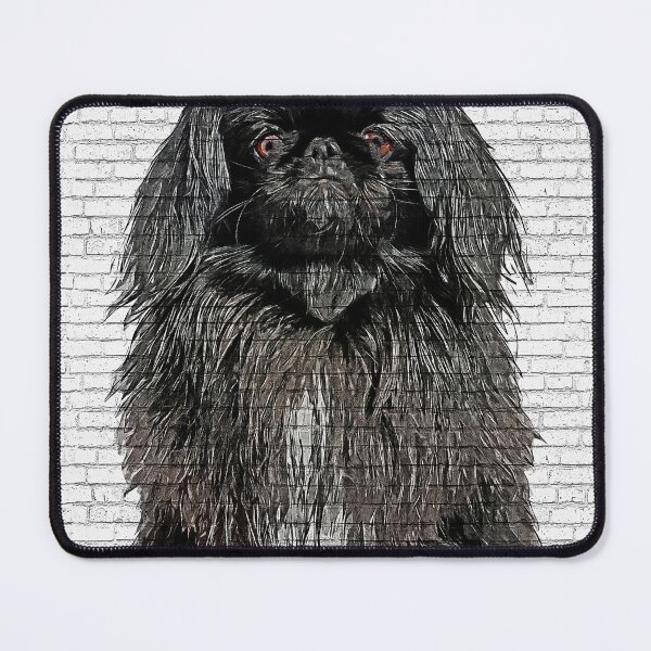 Item preview, Lovely Black Pekingese Dog - Custom Pet Portrait Art Studio designed and sold by Custom Pet Portrait Art Studio.