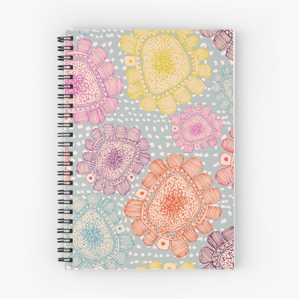 Item preview, Square Sorbet Flowers designed and sold by ClareMDesign.