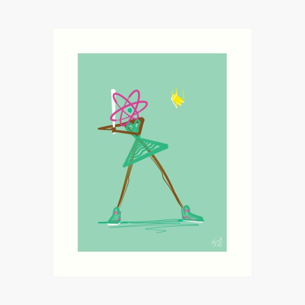 Bambina Rip Art Print