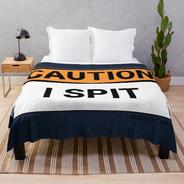 Item preview, Jurassic World Caution I Spit Sign designed and sold by Sour Soul.