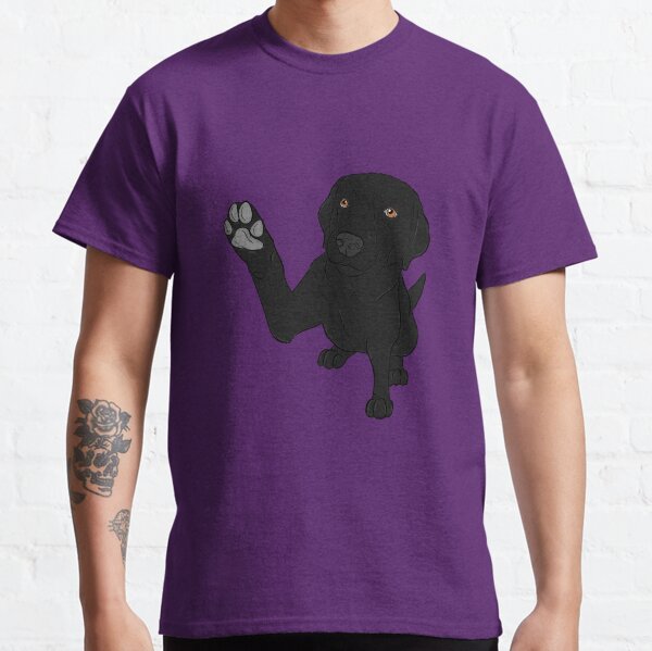 Give me Paw - - Black Lab Classic T-Shirt