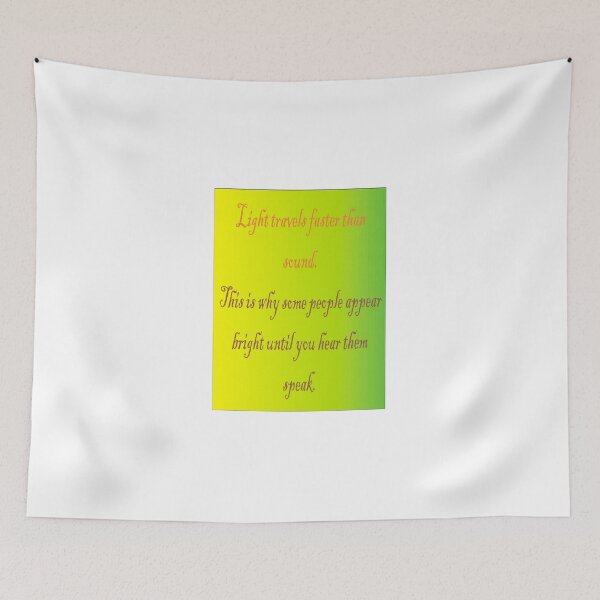 Item preview, Light travels faster than sound designed and sold by Ian McKenzie.