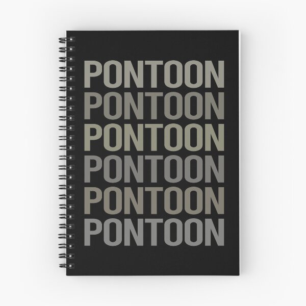 Item preview, Gray Text Art Pontoon Pontooning designed and sold by StoreCalamity.
