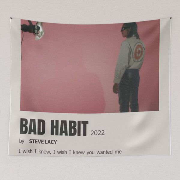 Item preview, steve lacy bad habit minimalist designed and sold by rogersonelise.