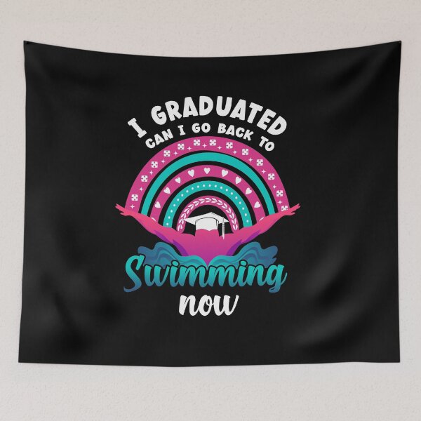 Item preview, Students 2022 I graduated can I go back to swimming now   designed and sold by Mac Store.