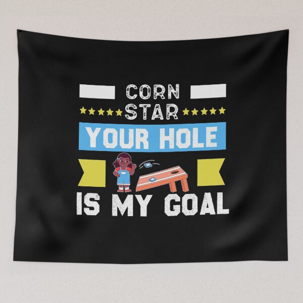 Item preview, fun games Team Cornhole Player Corn Star Your Hole Is My Goal designed and sold by Mac Store.