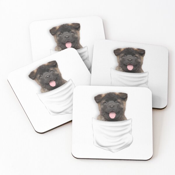 Item preview, (For Bright Background) American Akita In Pocket designed and sold by More Cute Dogs.
