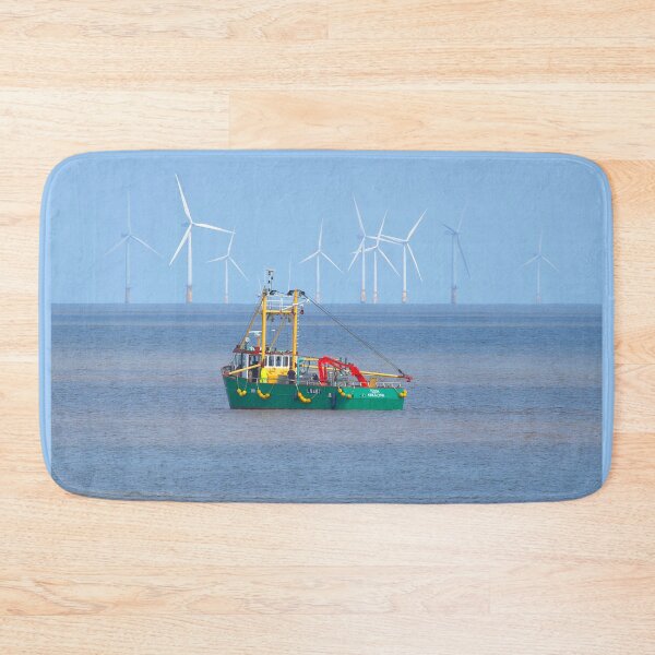 Item preview, Skegness Boat and Wind Farm designed and sold by Alisonchambers2.