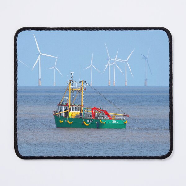 Item preview, Skegness Boat and Wind Farm designed and sold by Alisonchambers2.