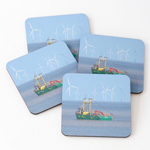 Item preview, Skegness Boat and Wind Farm designed and sold by Alisonchambers2.