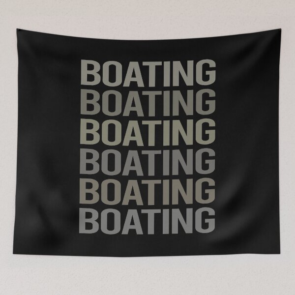 Item preview, Gray Text Art Boating designed and sold by StoreCalamity.
