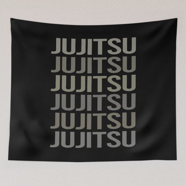 Item preview, Gray Text Art Jujitsu Ju Jitsu Jiujitsu Jiu Jitsu BJJ designed and sold by StoreCalamity.