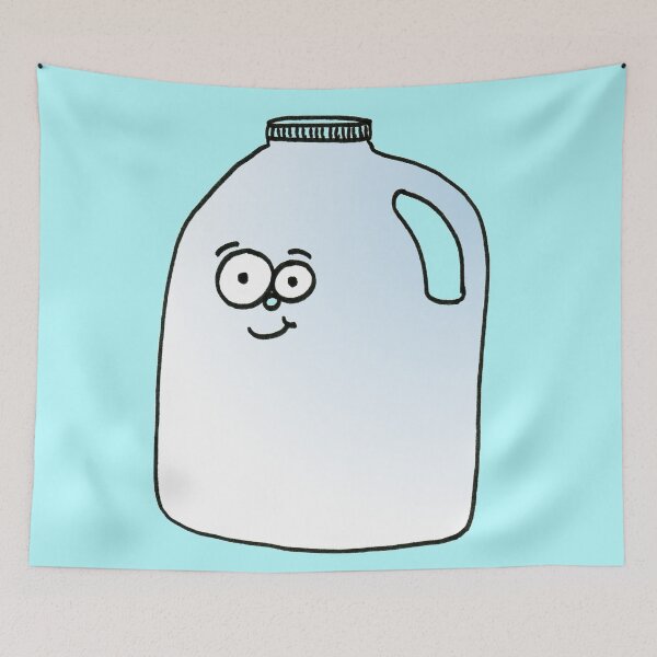 Item preview, Happy Milk Jug Doodle designed and sold by Nalinne Jones.