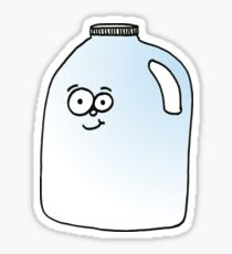 Happy Milk Jug Doodle Sticker