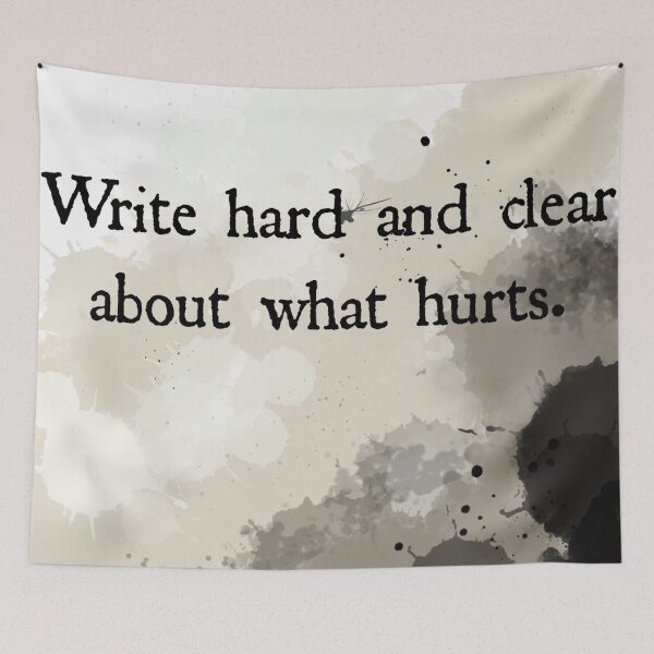 Item preview, Write Hard and Clear designed and sold by Sophia Vayansky.