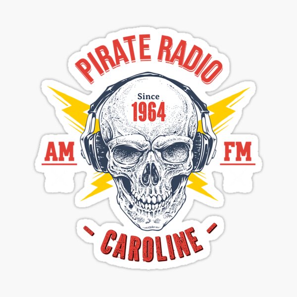 Item preview, Radio Caroline Retro Vintage Pirate Radio designed and sold by Quaxerty7.