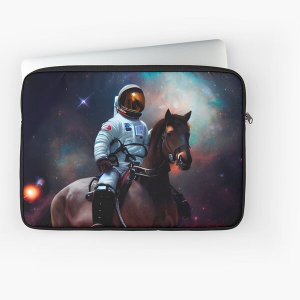 Aperçu de l'œuvre Astronaute à cheval dans l'espace lointain créée et vendue par Gabriele Marcucci.