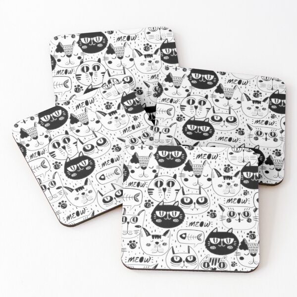 Item preview, Cat Landscape Cat Seamless Pattern  designed and sold by Nero9o.