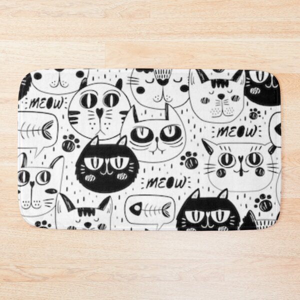 Item preview, Cat Landscape Cat Seamless Pattern  designed and sold by Nero9o.