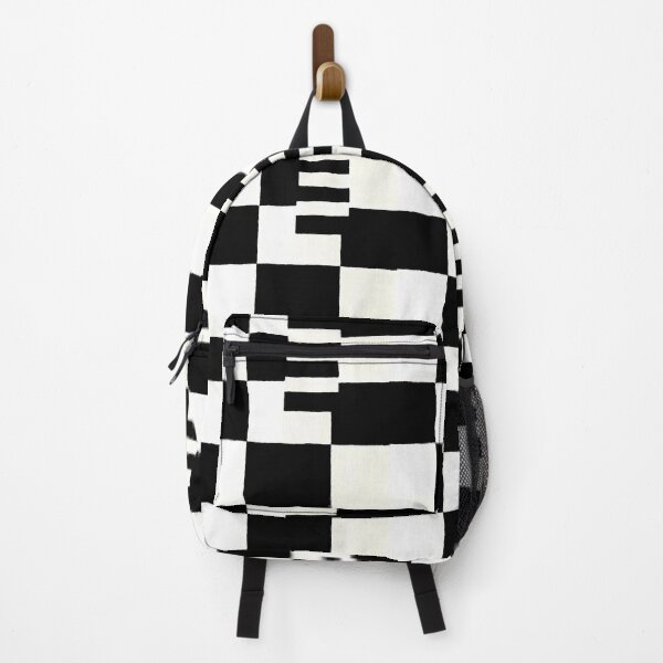 Item preview, BLACK AND WHITE ABSTRACT CHECKERBOARD designed and sold by EllieMonroe.