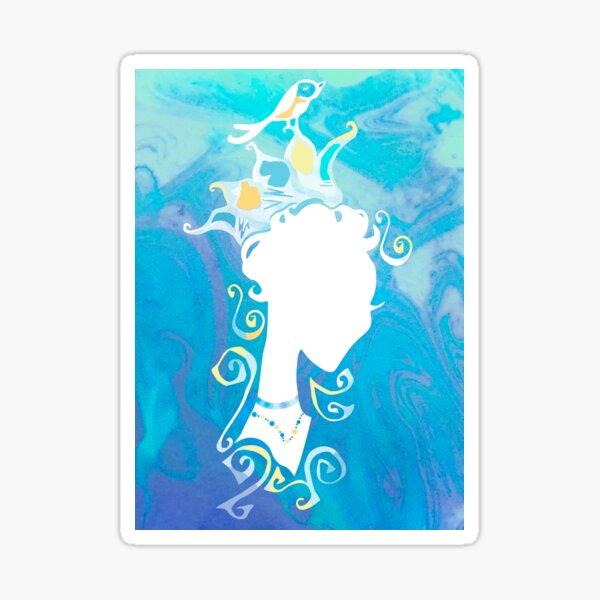 Summer's Phantom Blue Sticker