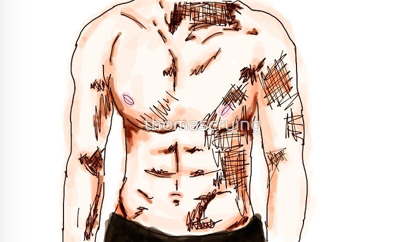 Tom Holland Abs Fanart By Thomascrying Redbubble