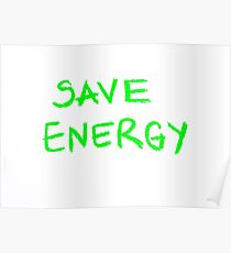 Save Energy Poster