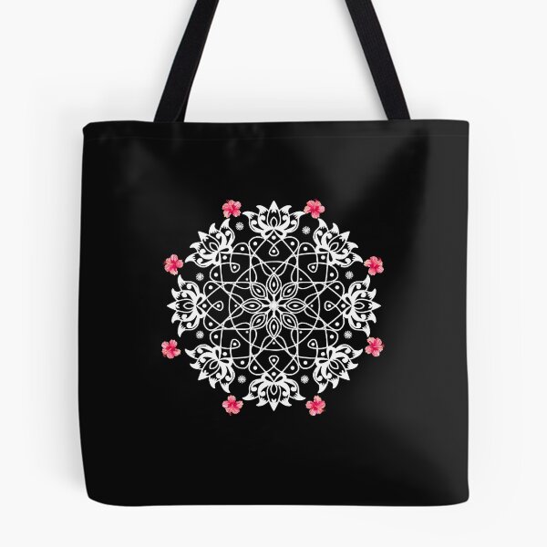 Item preview, White Rangoli with hibiscus  designed and sold by jerriepaep0.
