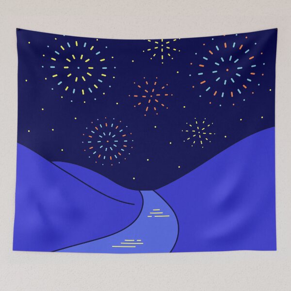 Item preview, Fireworks Lighting Up The Night Sky designed and sold by KandMe.