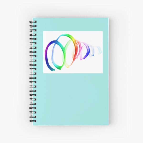 Item preview, Colorful watercolor spiral | rainbow watercolor abstract form designed and sold by lausn.